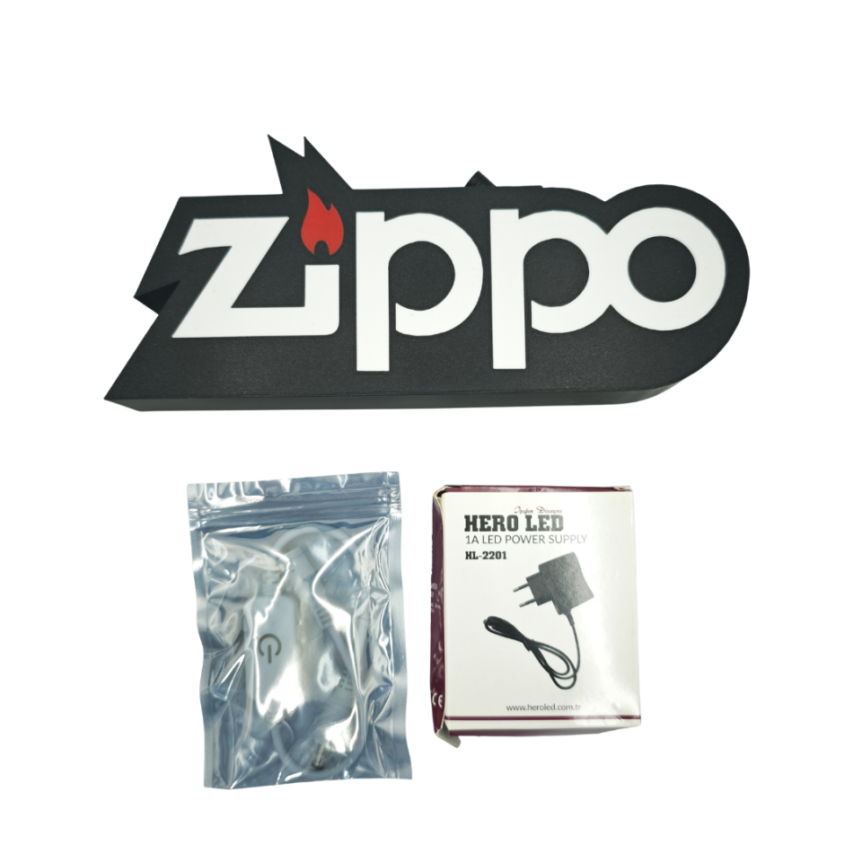 Zippo dekoratif led lamba