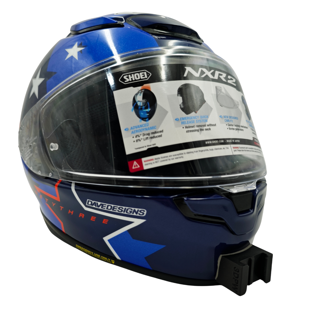 SHOEI NXR 2 / RF1400 Kask uyumlu chinmount aksiyon kamera çene bağlantı aparatı seti