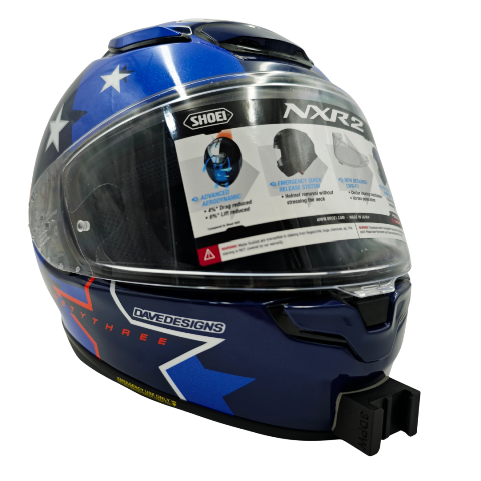 SHOEI NXR 2 / RF1400 Kask uyumlu chinmount aksiyon kamera çene bağlantı aparatı seti