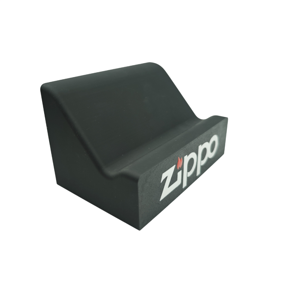 Zippo çakmak için orta boy premium kalite logolu stand