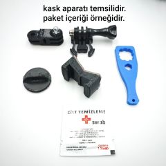 SHOEI HORNET X2 / ADV Kask için chin mount aksiyon kamera çene bağlantı aparatı