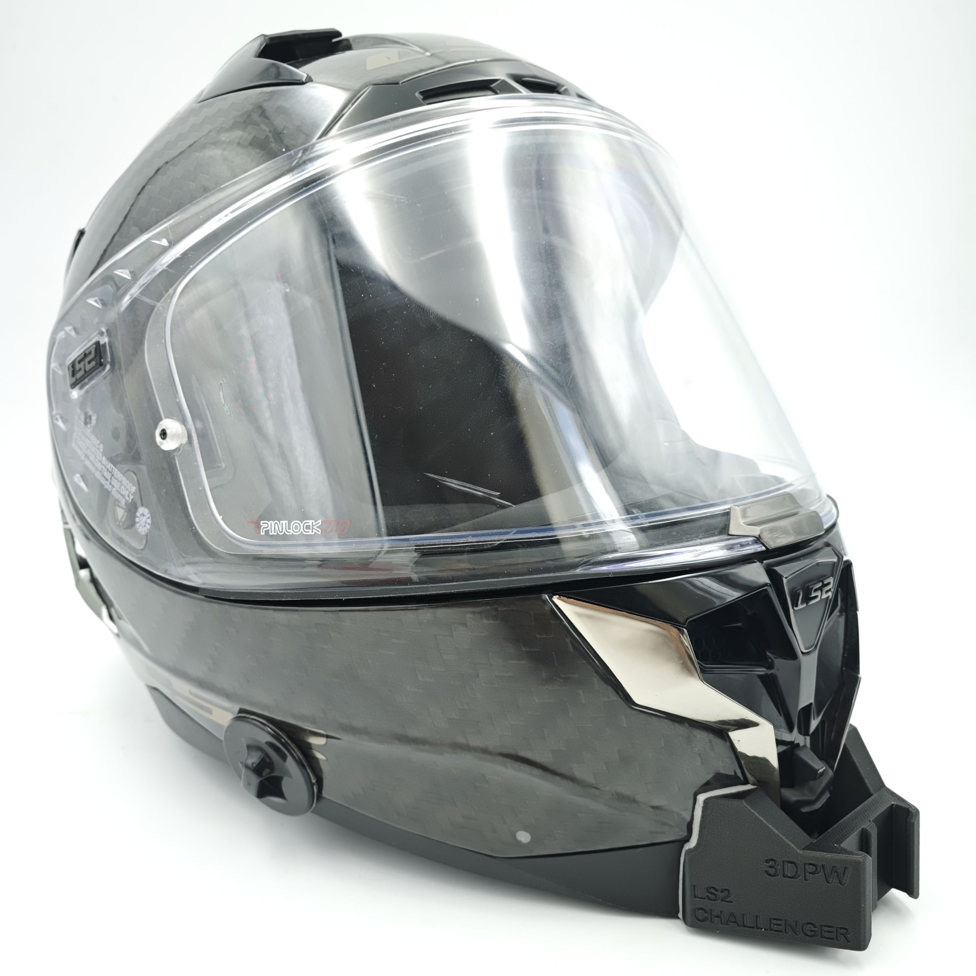 LS2 CHALLENGER / CARBON Kask için chin mount aksiyon kamera çene bağlantı aparatı