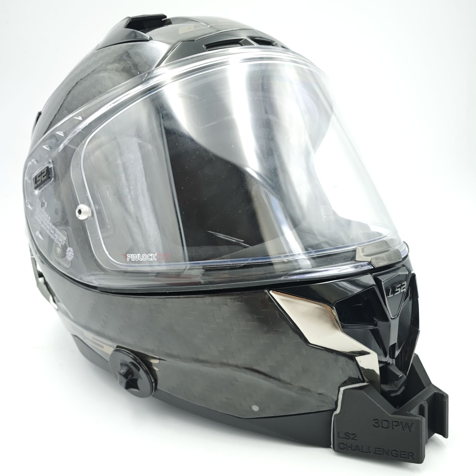 LS2 CHALLENGER / CARBON Kask uyumlu chinmount aksiyon kamera çene bağlantı aparatı seti