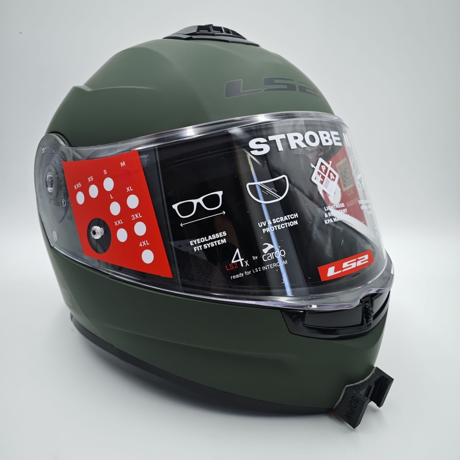 LS2 STROBE 2 Kask için chin mount aksiyon kamera çene bağlantı aparatı