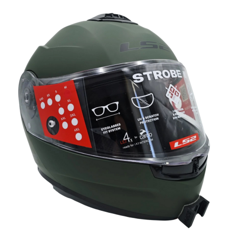 LS2 STROBE 2 Kask uyumlu chinmount aksiyon kamera çene bağlantı aparatı seti