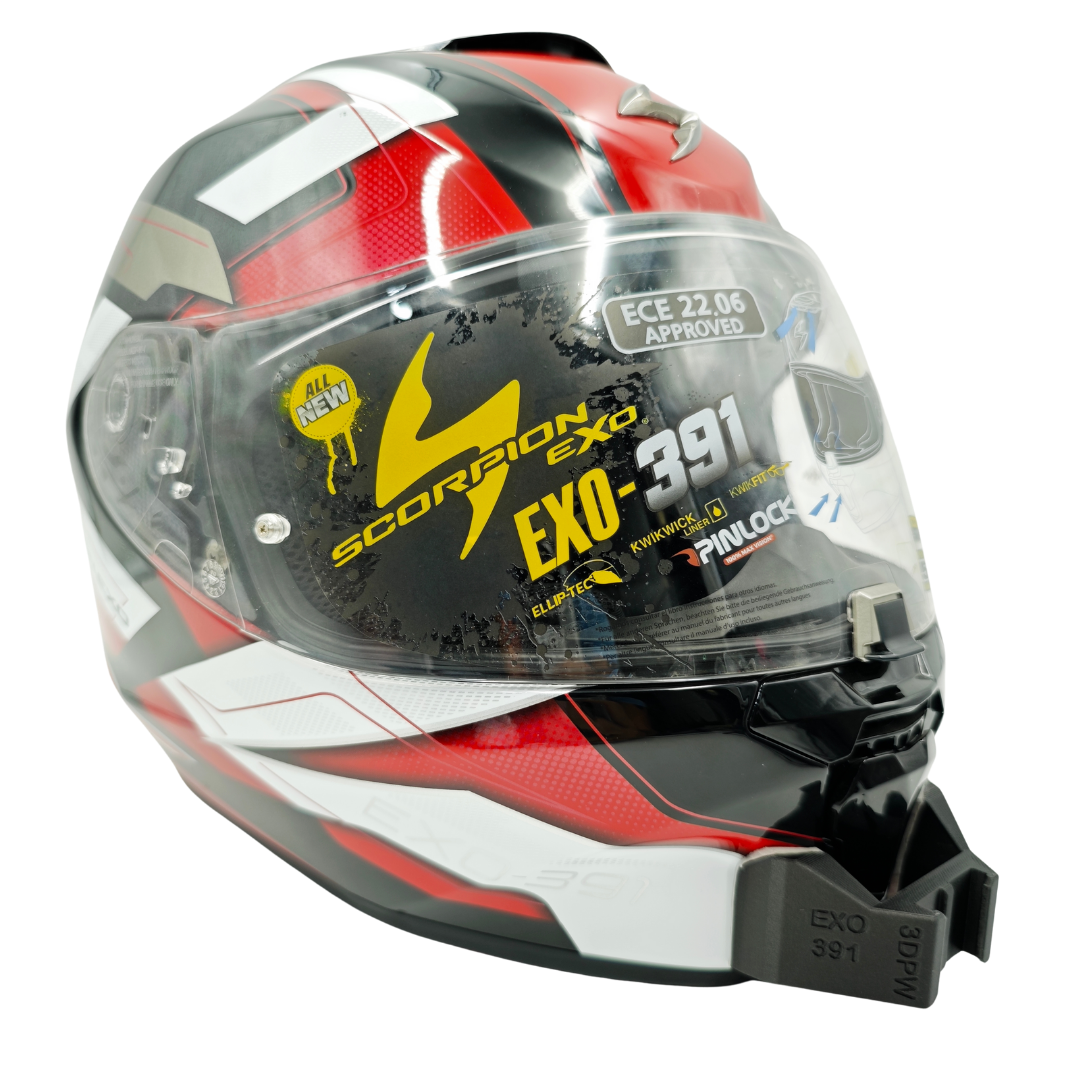 SCORPION EXO 391 Kask uyumlu chinmount aksiyon kamera çene bağlantı aparatı seti