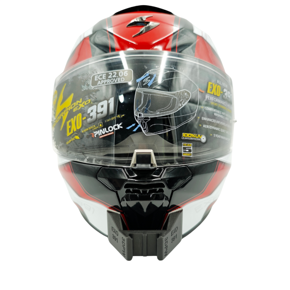 SCORPION EXO R-420 Kask uyumlu chinmount aksiyon kamera çene bağlantı aparatı seti