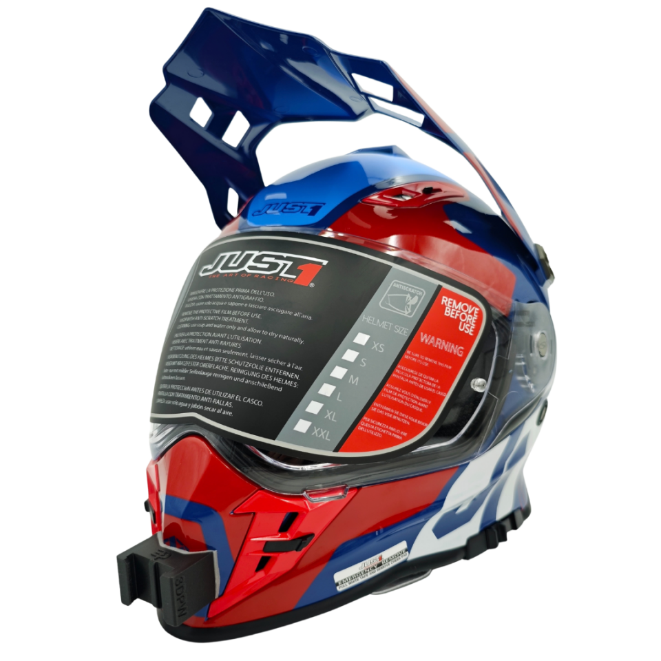 JUST1 J34 Pro Kask uyumlu chinmount aksiyon kamera çene bağlantı aparatı seti