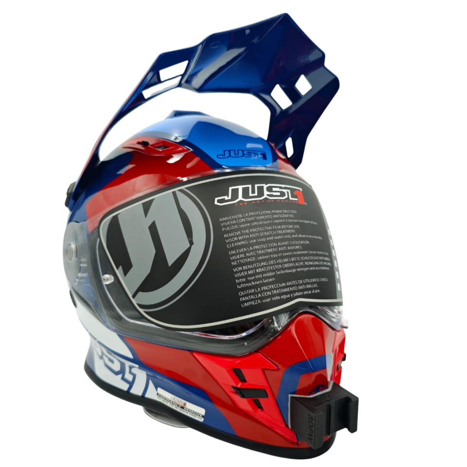 JUST1 J34 Pro Kask uyumlu chinmount aksiyon kamera çene bağlantı aparatı seti