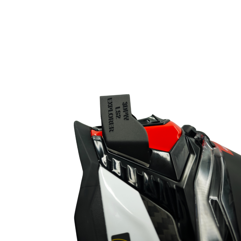 LS2 EXPLORER CARBON / MX701 Kask uyumlu chinmount aksiyon kamera çene bağlantı aparatı seti