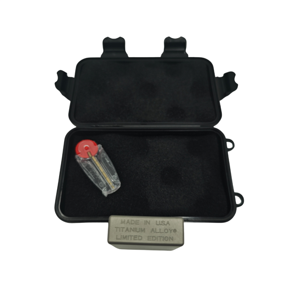 Zippo Saf Titanyum kasa limitli çakmak