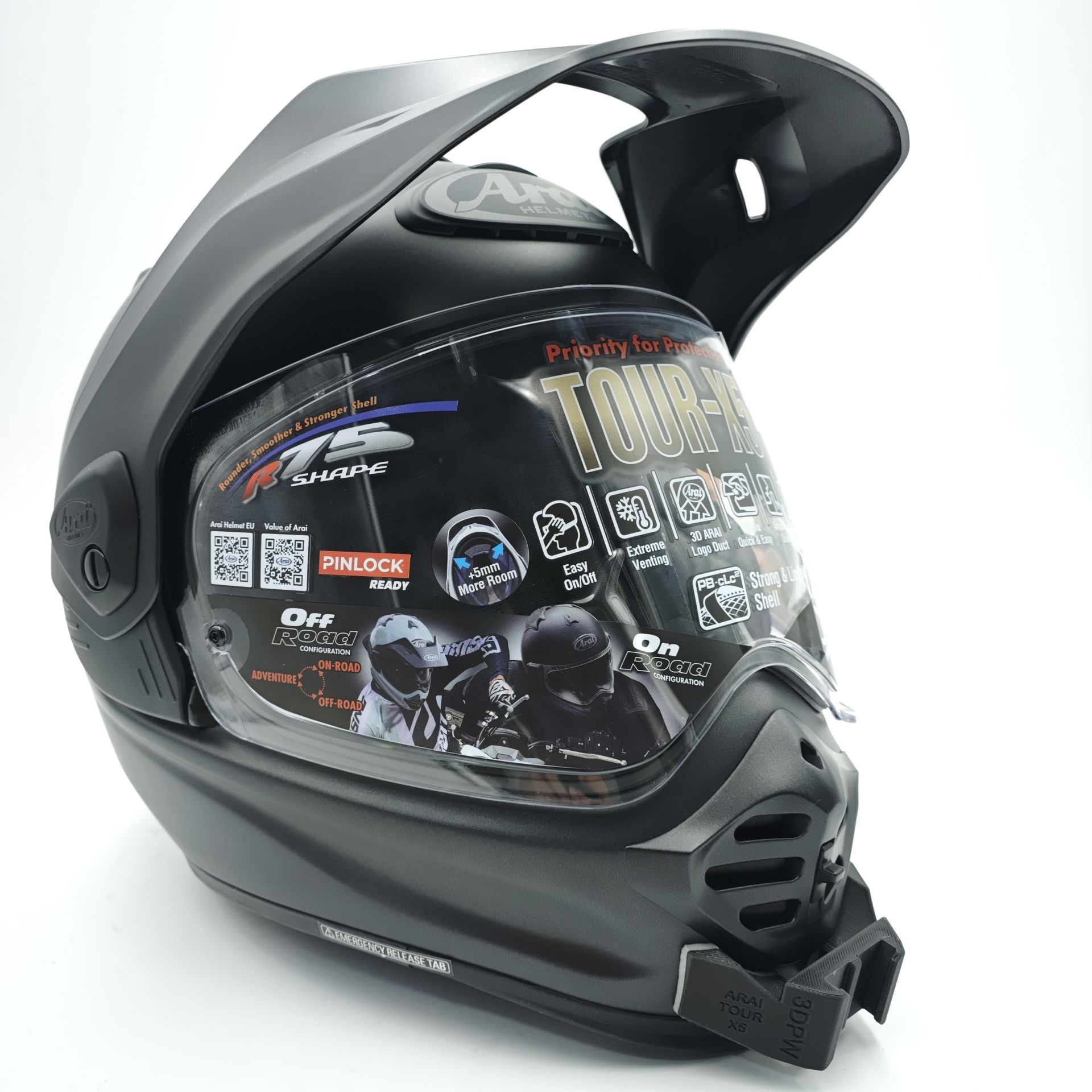 ARAI TOUR X5 Kask için chin mount aksiyon kamera çene bağlantı aparatı