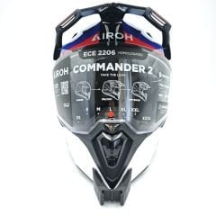 AIROH COMMANDER 1 / 2 / BMW GS PURE Kask için chin mount aksiyon kamera çene bağlantı aparatı