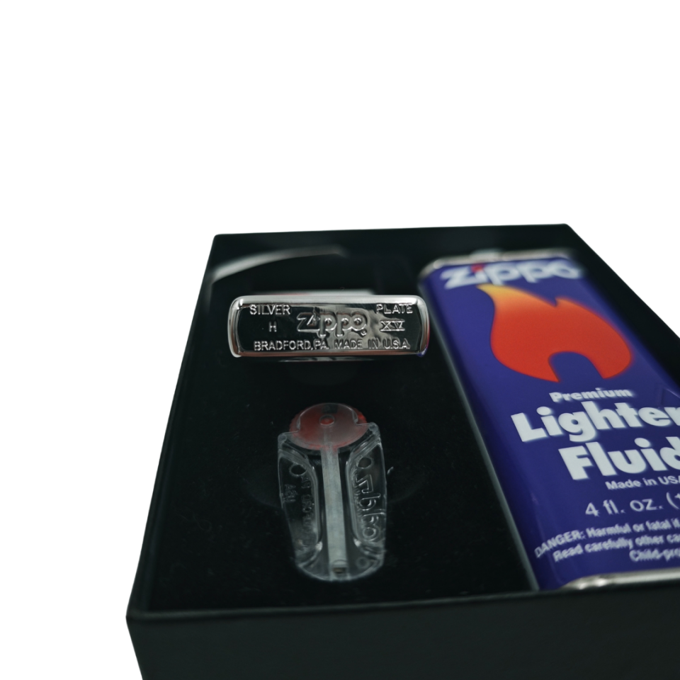 Zippo Philip Morris Marlboro Silver Plate hatıra çakmak