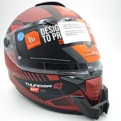 MT HELMETS THUNDER 4 SV / Atom 2 Kask uyumlu chinmount aksiyon kamera çene bağlantı aparatı seti