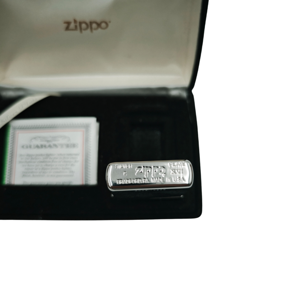 Zippo Pearl Harbor Silver Plate hatıra çakmak