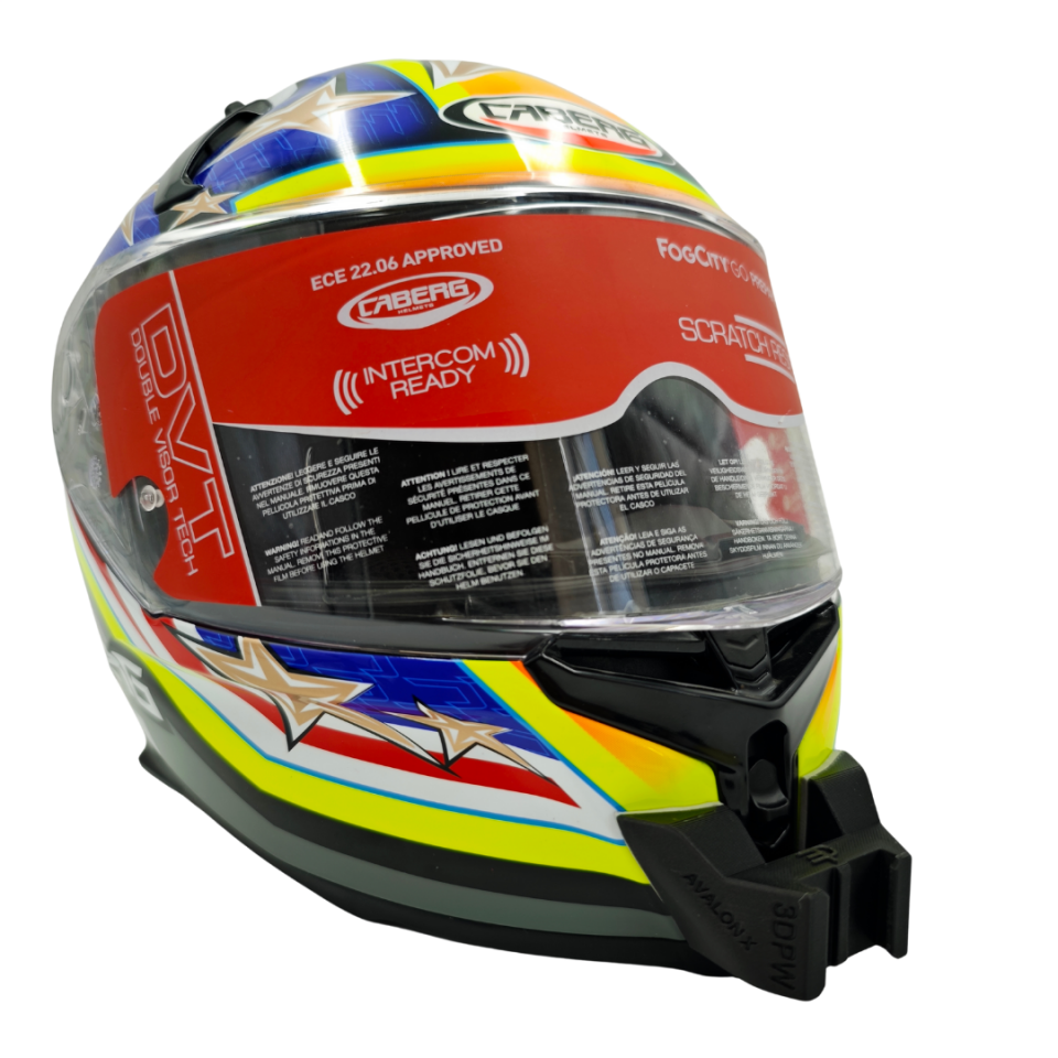 CABERG AVALON / AVALON X Kask uyumlu chinmount aksiyon kamera çene bağlantı aparatı seti