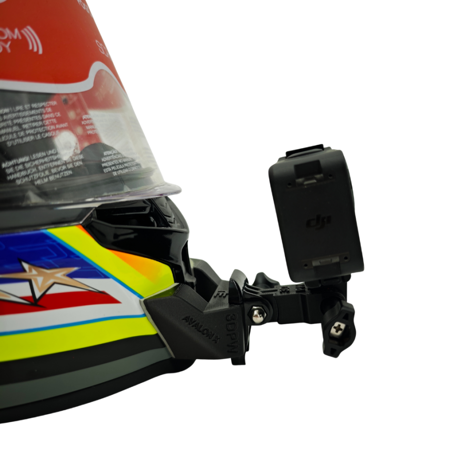 CABERG AVALON / AVALON X Kask uyumlu chinmount aksiyon kamera çene bağlantı aparatı seti