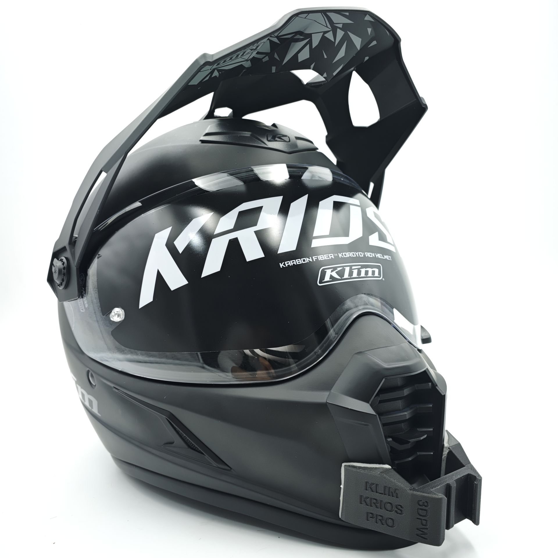 KLIM KRIOS PRO Kask için chin mount aksiyon kamera çene bağlantı aparatı