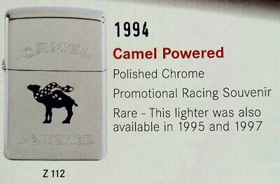 Zippo Camel Powered 1995 üretim çakmak