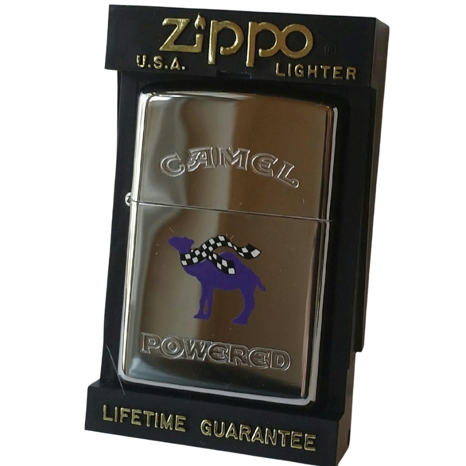Zippo Camel Powered 1995 üretim çakmak