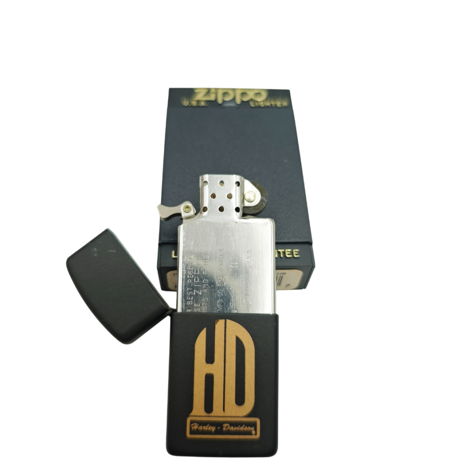 Zippo Slim Harley Davidson 1986 tarihli çakmak