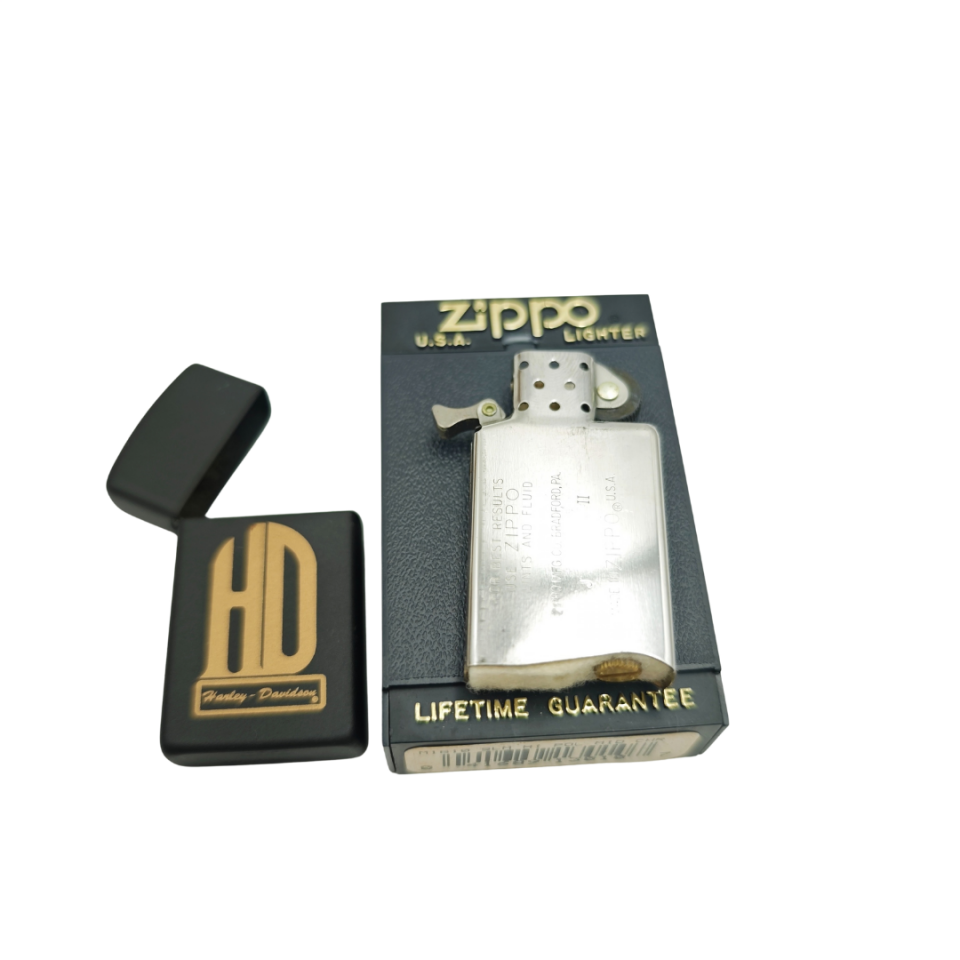 Zippo Slim Harley Davidson 1986 tarihli çakmak