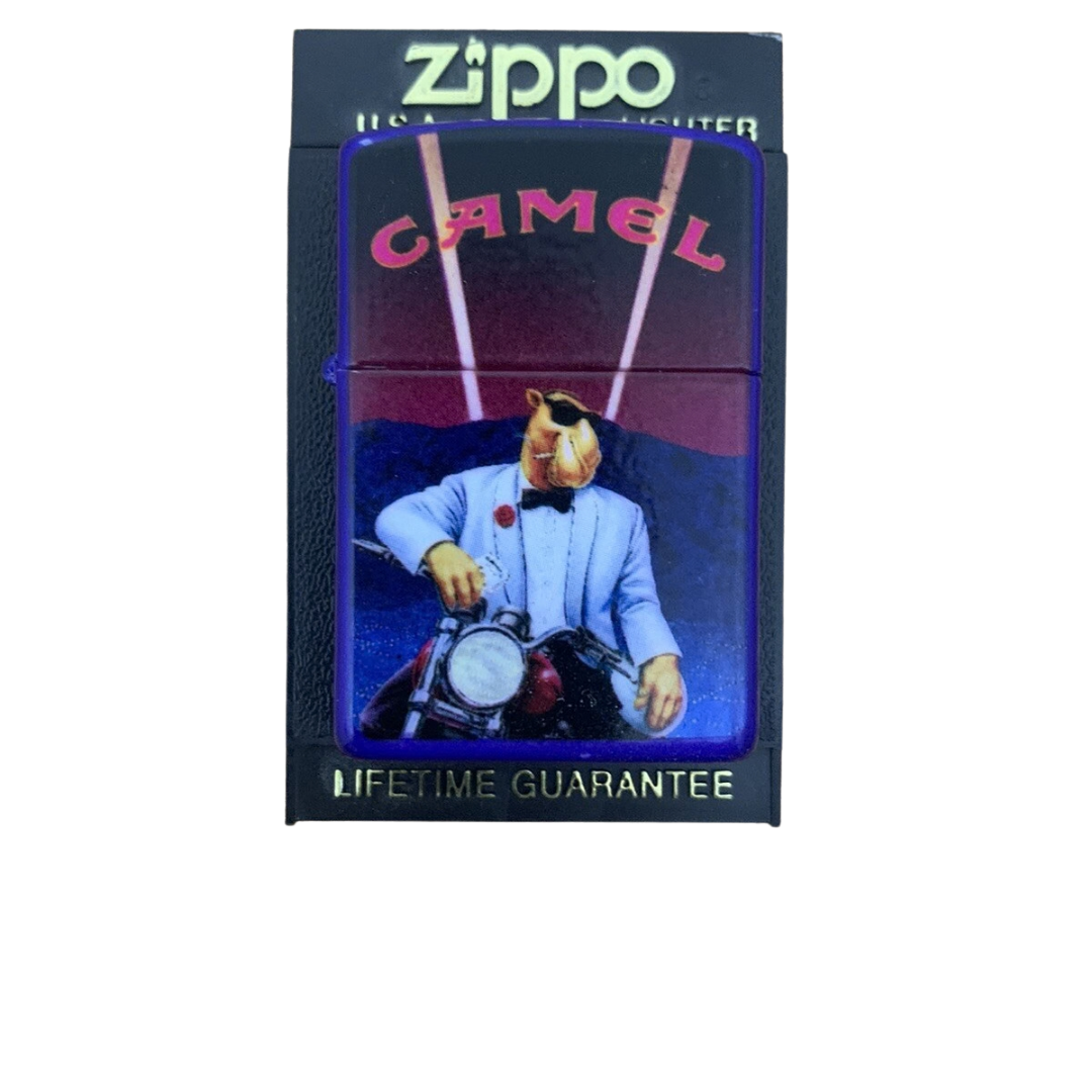Zippo Camel Joe's Motocycle serisi 1993 üretim çakmak