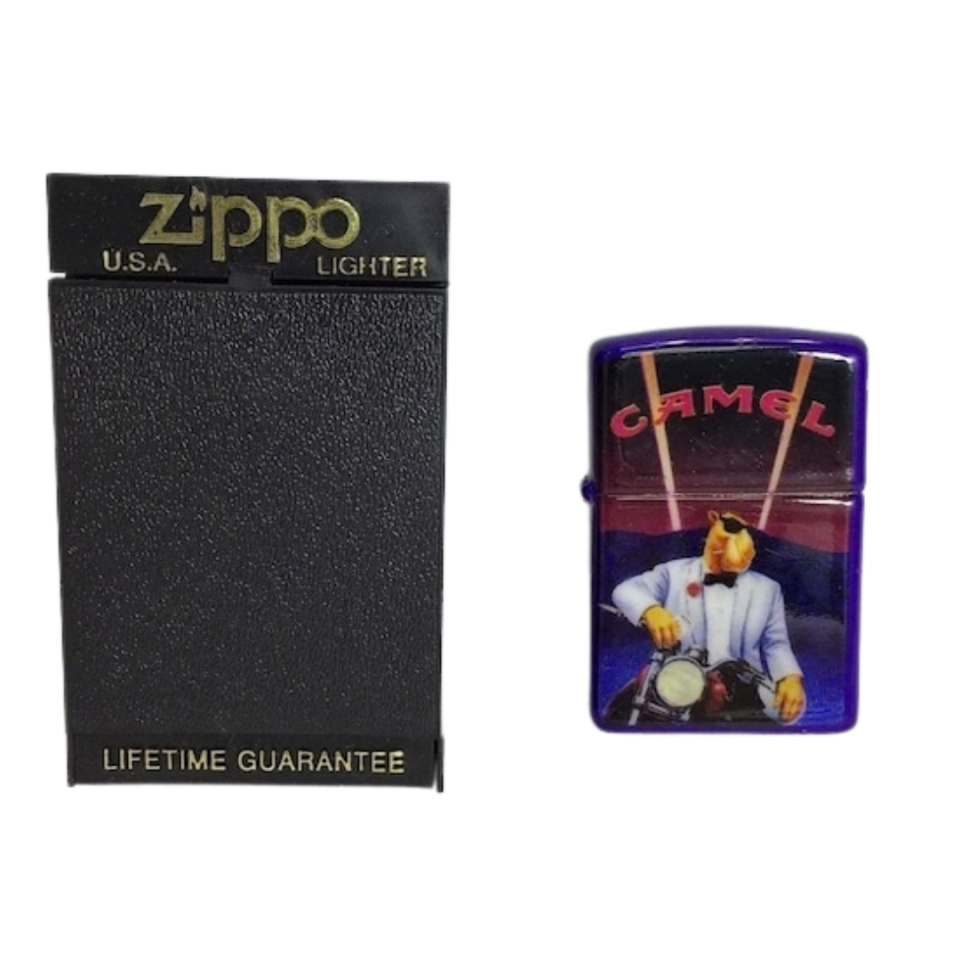 Zippo Camel Joe's Motocycle serisi 1993 üretim çakmak