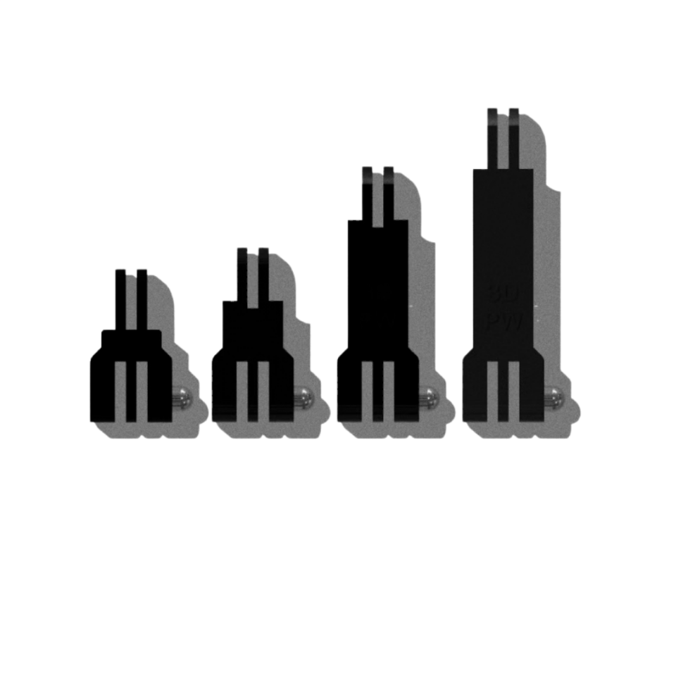 3DPW 4 çeşit Ara Uzatma adaptörü pivot kolu