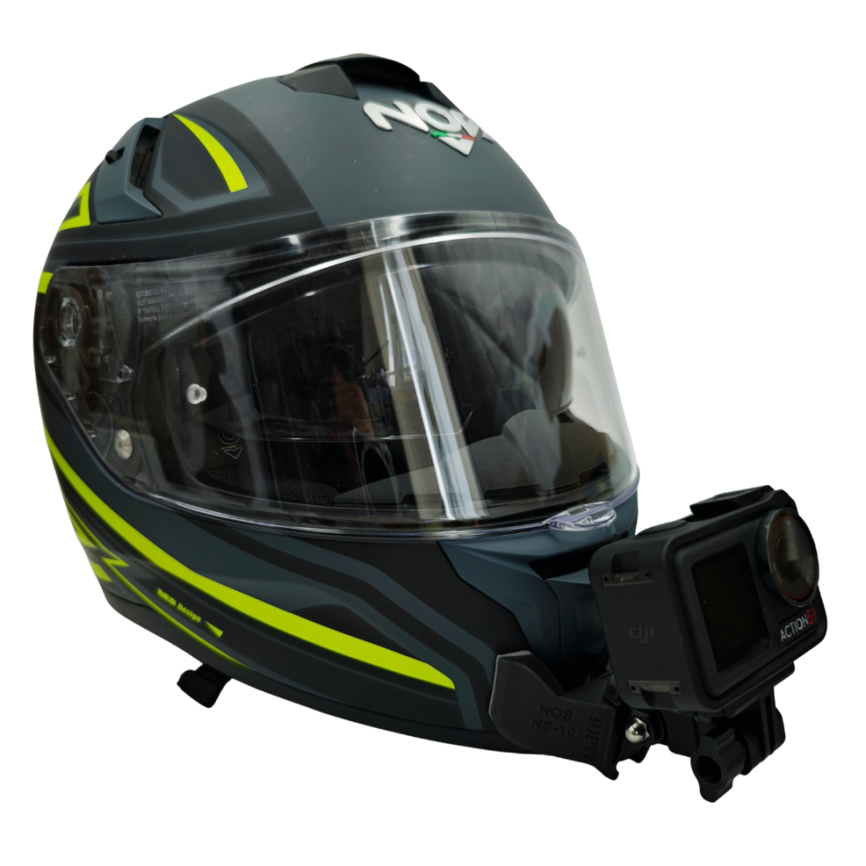 NOS NS-10 Kask uyumlu chinmount aksiyon kamera çene bağlantı aparatı seti