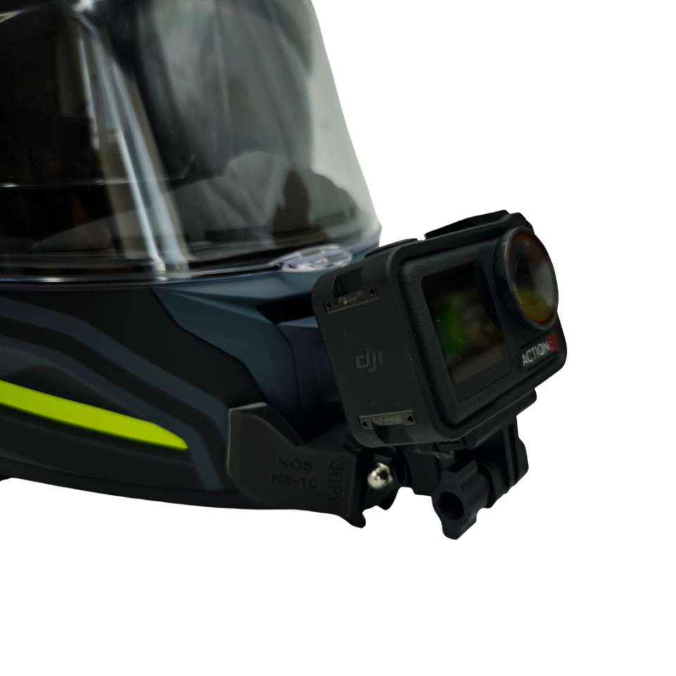 NOS NS-10 Kask uyumlu chinmount aksiyon kamera çene bağlantı aparatı seti