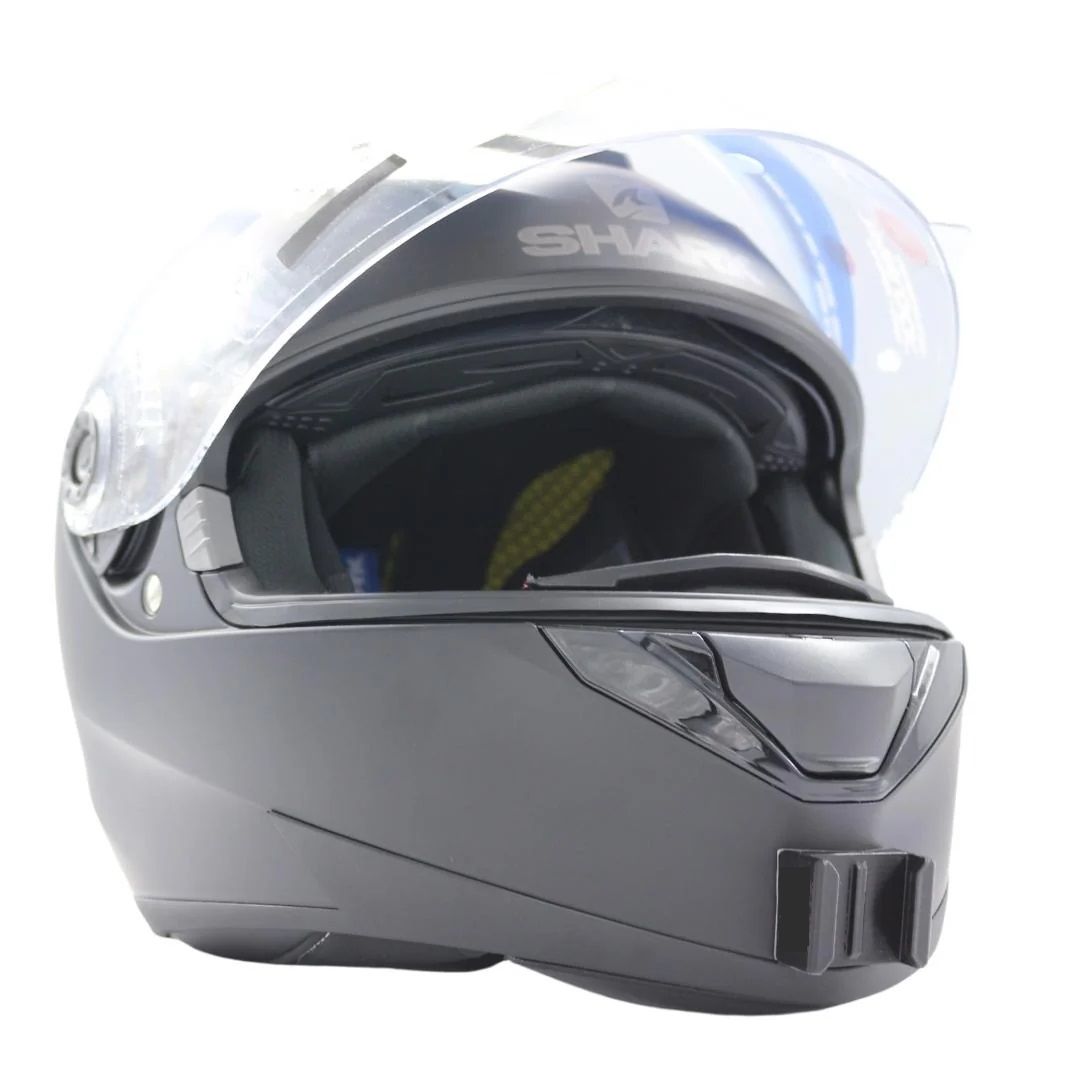 SHARK RIDILL 1/2 Kask uyumlu chinmount aksiyon kamera çene bağlantı aparatı seti