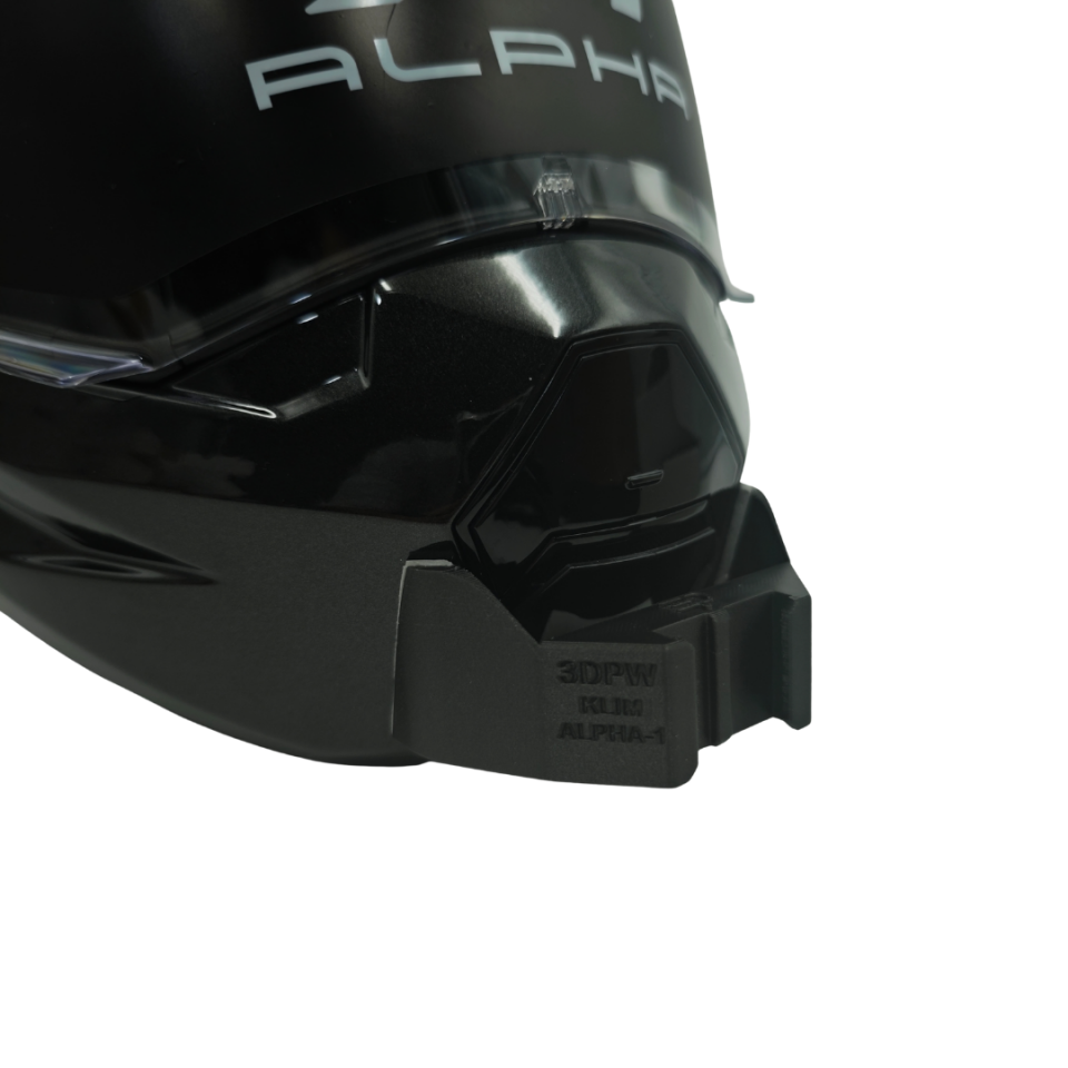 KLIM X1 ALPHA Kask uyumlu chinmount aksiyon kamera çene bağlantı aparatı seti