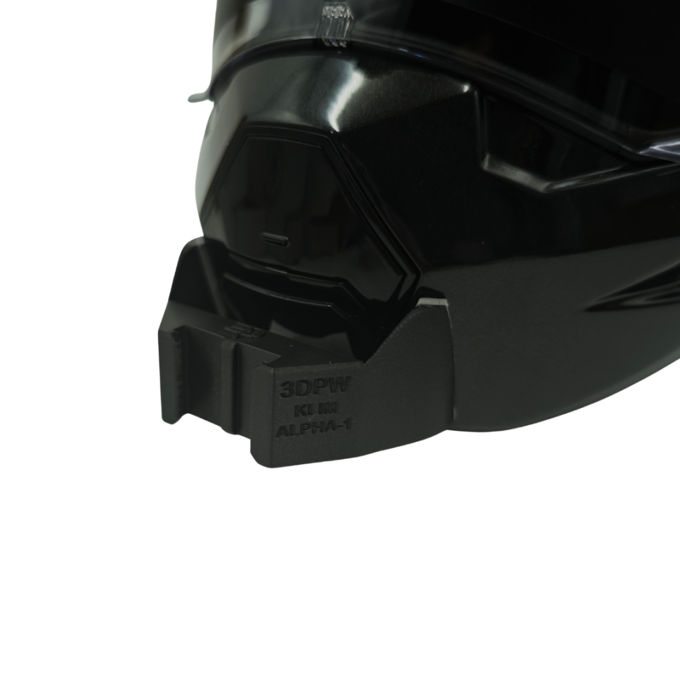 KLIM X1 ALPHA Kask uyumlu chinmount aksiyon kamera çene bağlantı aparatı seti