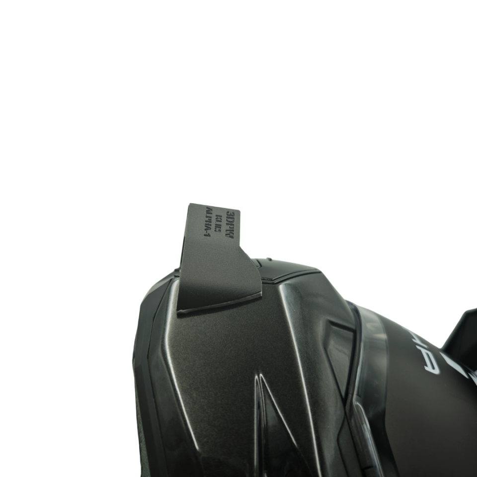 KLIM X1 ALPHA Kask uyumlu chinmount aksiyon kamera çene bağlantı aparatı seti