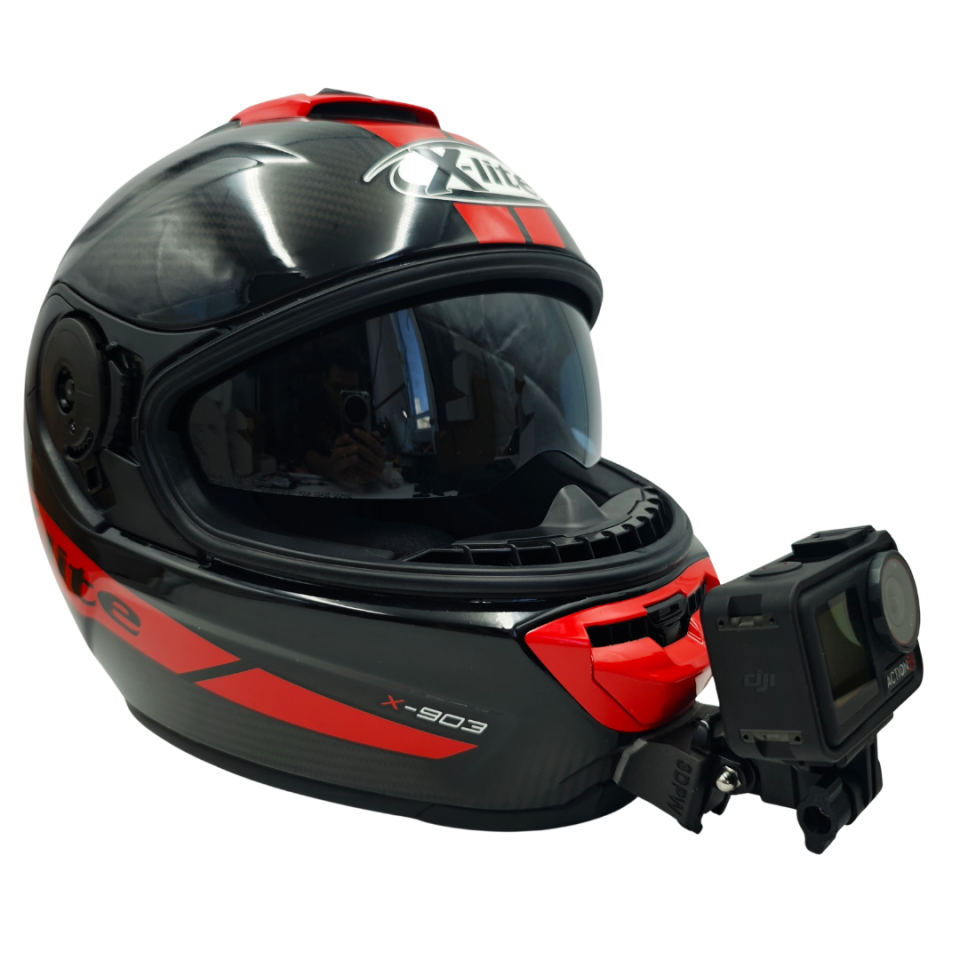 X-LITE X-903 Kask uyumlu chinmount aksiyon kamera çene bağlantı aparatı seti