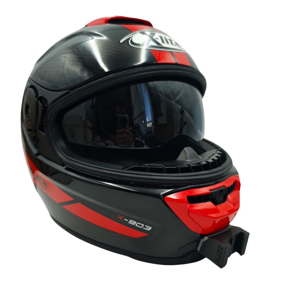 X-LITE X-903 Kask uyumlu chinmount aksiyon kamera çene bağlantı aparatı seti