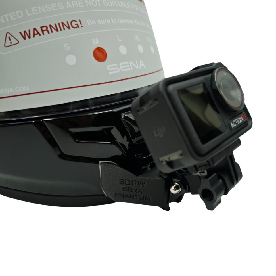 SENA PHANTOM Kask uyumlu chinmount aksiyon kamera çene bağlantı aparatı seti
