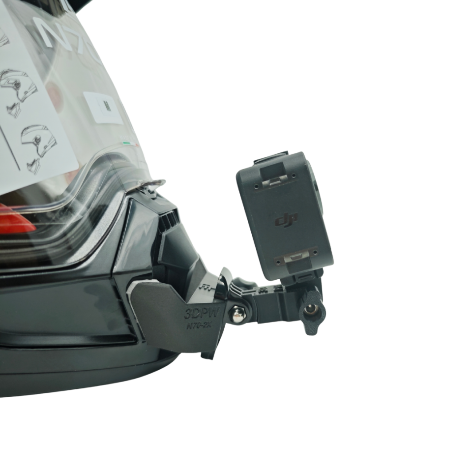 NOLAN N70 2X Kask uyumlu chinmount aksiyon kamera çene bağlantı aparatı seti