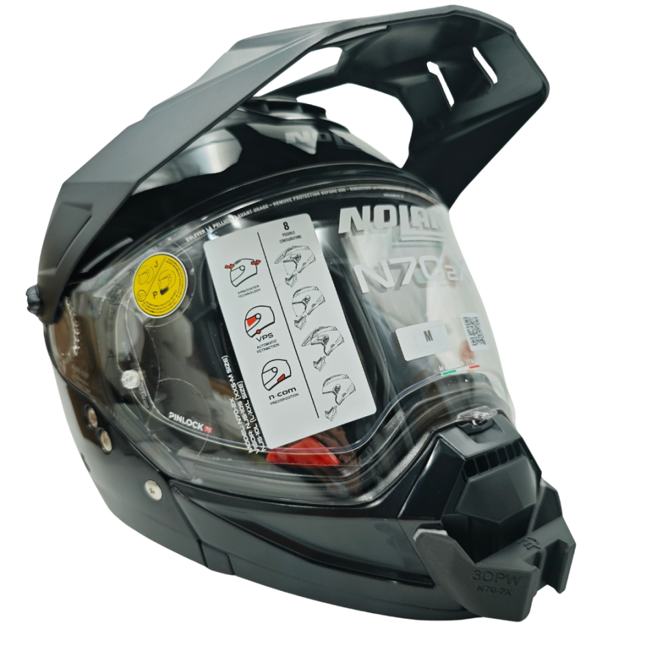 NOLAN N70 2X Kask uyumlu chinmount aksiyon kamera çene bağlantı aparatı seti