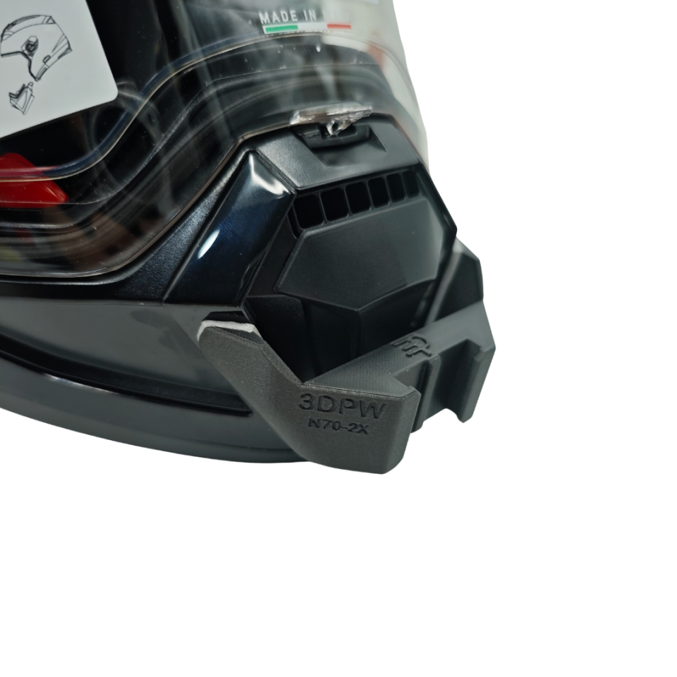 NOLAN N70 2X Kask uyumlu chinmount aksiyon kamera çene bağlantı aparatı seti