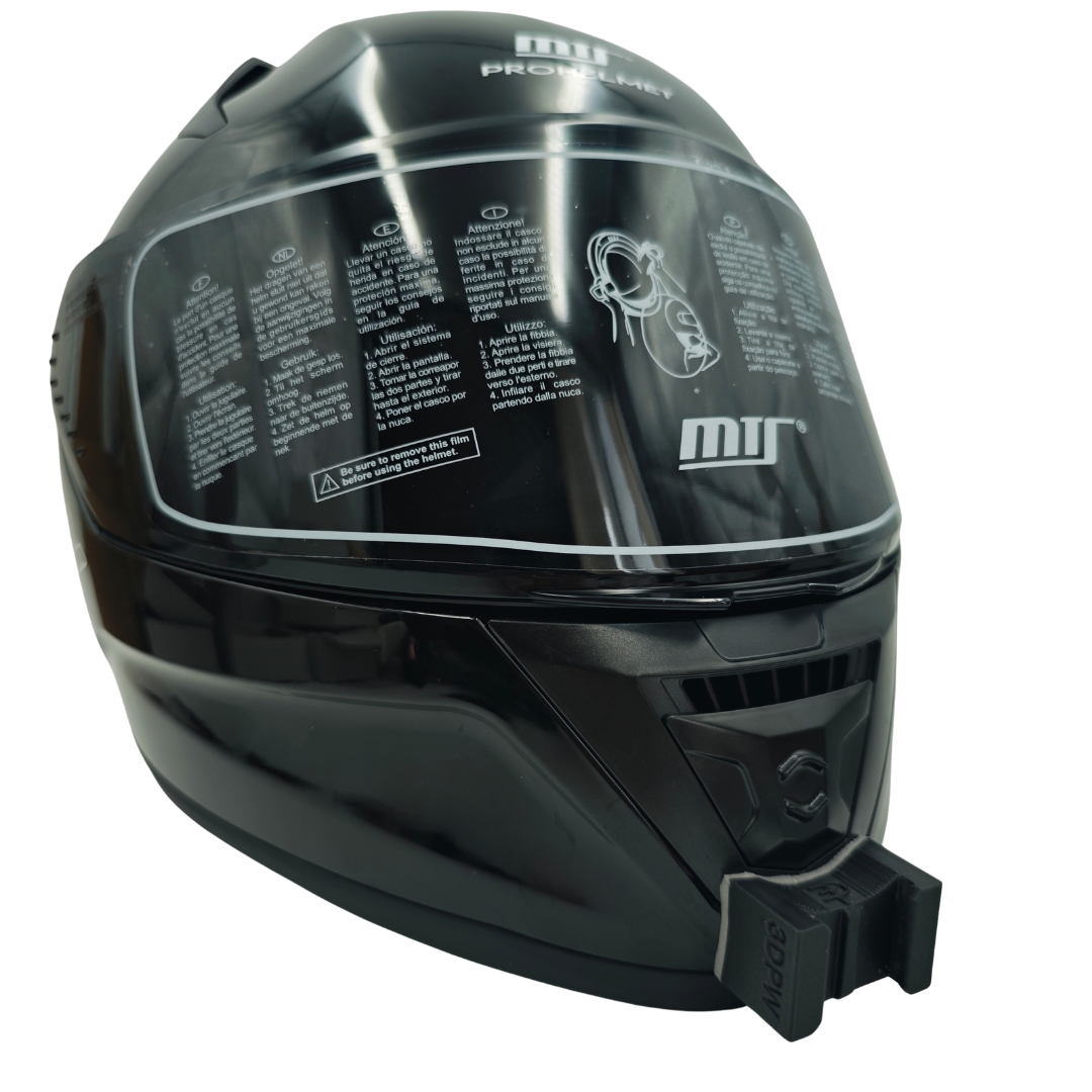 MTS PROHELMET M-801 Kask uyumlu chinmount aksiyon kamera çene bağlantı aparatı seti