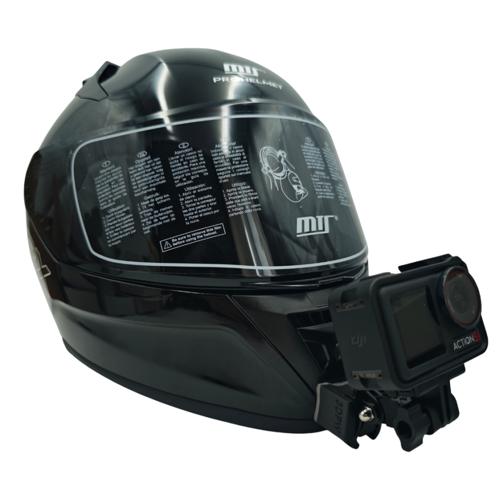 MTS PROHELMET M-801 Kask uyumlu chinmount aksiyon kamera çene bağlantı aparatı seti