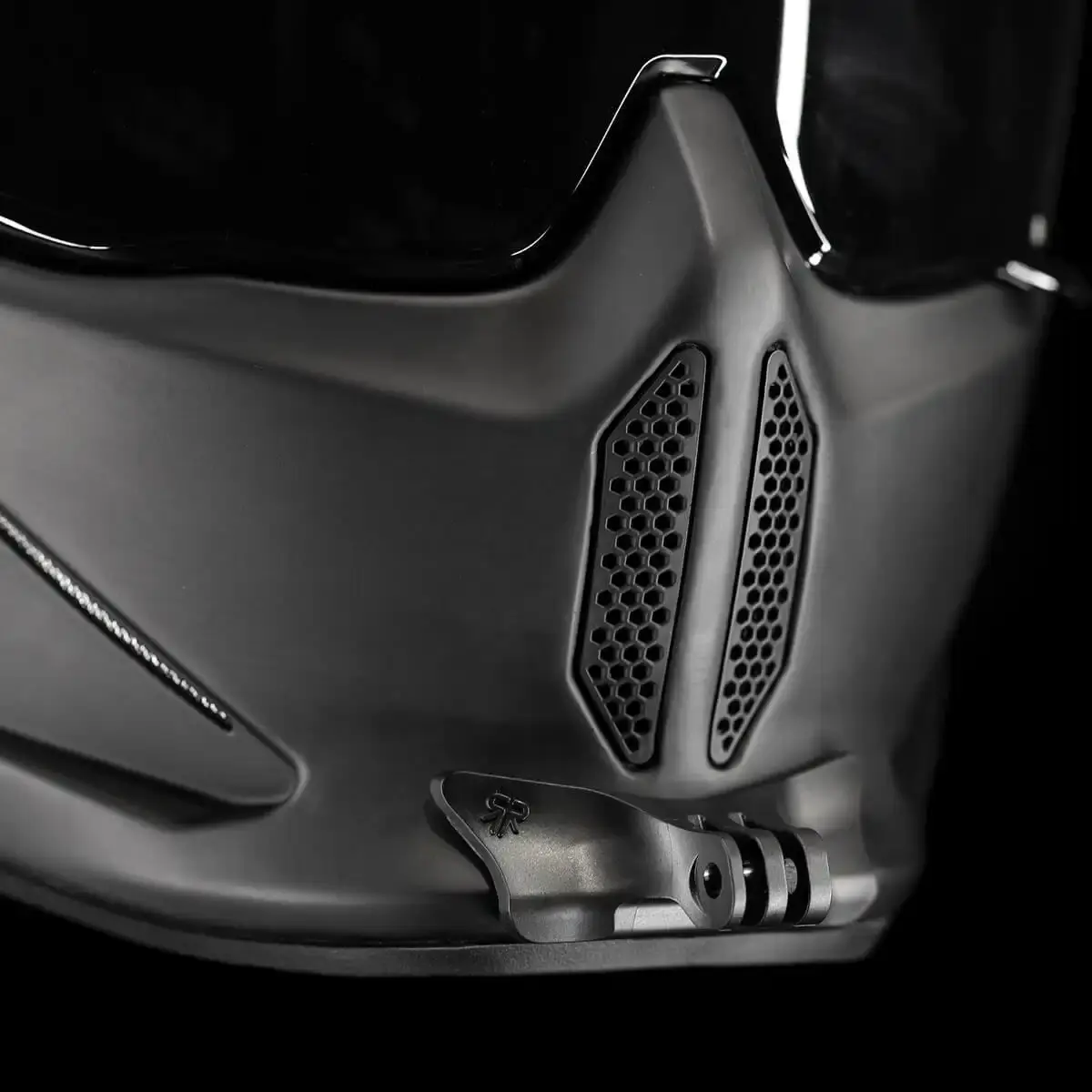 RUROC ATLAS 1.0 2.0 3.0 4.0 EOX BERSERKER Kask uyumlu chinmount aksiyon kamera çene bağlantı aparatı seti(Kopya)