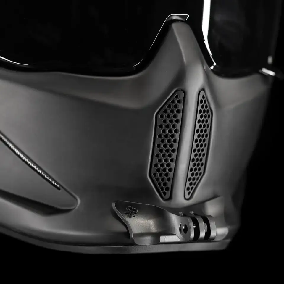 RUROC ATLAS 1.0 2.0 3.0 4.0 EOX BERSERKER Kask uyumlu chinmount aksiyon kamera çene bağlantı aparatı seti(Kopya)