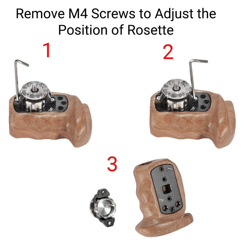 Smallrig 1891b handler rozette bağlantı aparatı