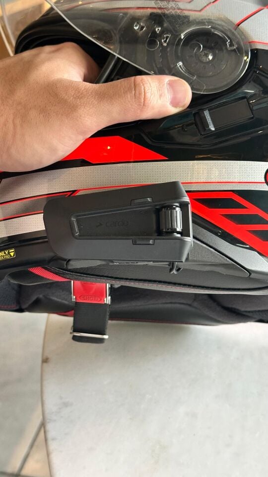 HJC kasklar için  Cardo Packtalk Edge/Neo/Custom/Pro İnterkom bağlantı kiti Desteği