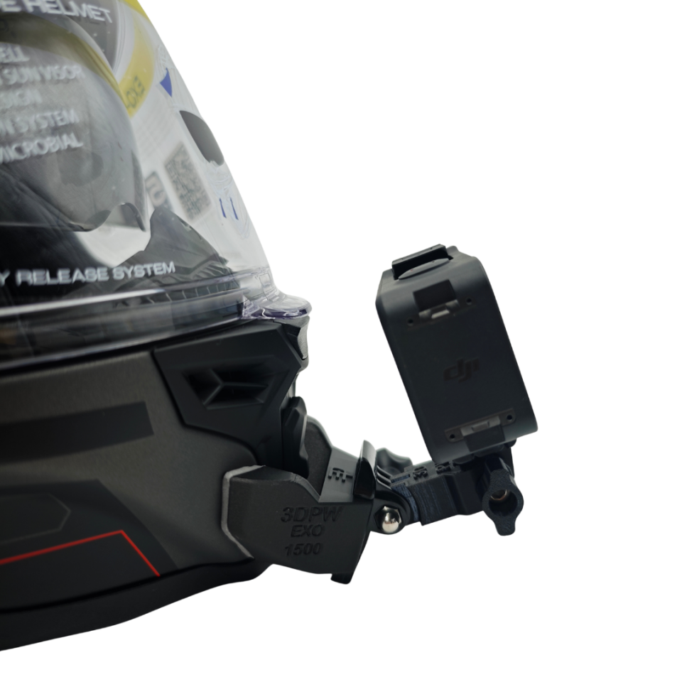 SCORPION EXO 1500 / CARBON Kask uyumlu chinmount aksiyon kamera çene bağlantı aparatı seti