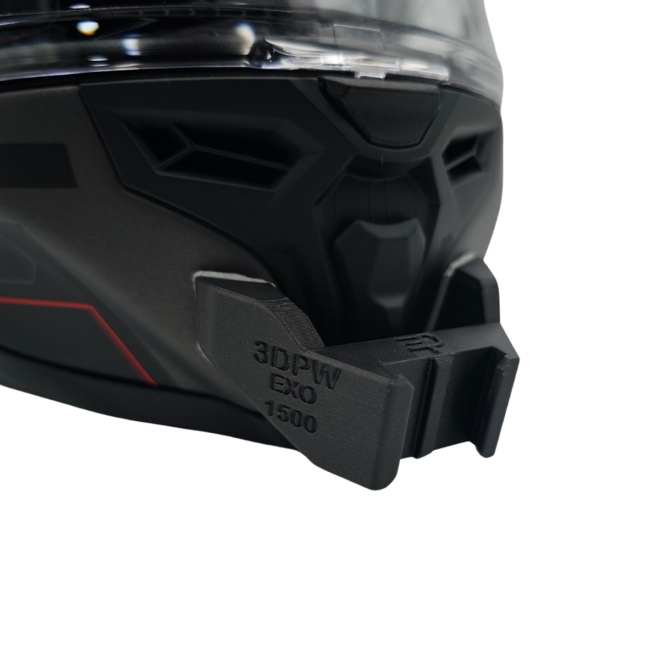 SCORPION EXO 1500 / CARBON Kask uyumlu chinmount aksiyon kamera çene bağlantı aparatı seti